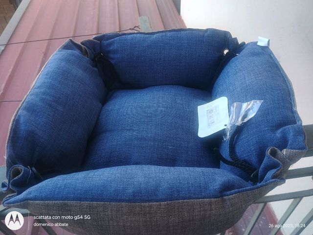 Cuccia per animali - blu e grigio