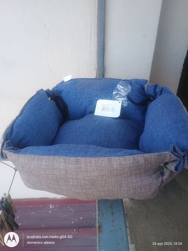 Cuccia per animali - blu e grigio