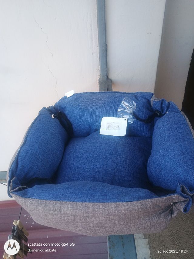 Cuccia per animali - blu e grigio