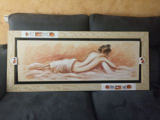Cuadro dormitorio - Figura reclinada