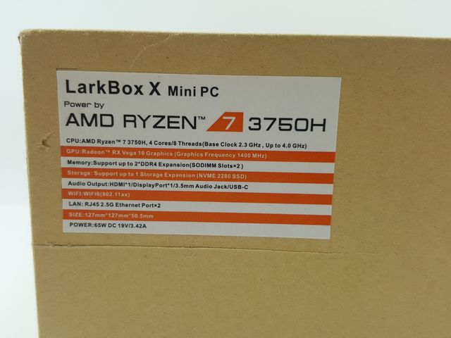 CHUWI LarkBox X Mini PC - Ryzen 7 3750H