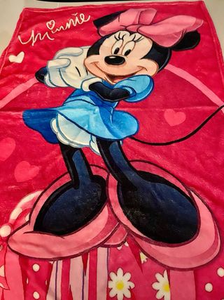 Manta Minnie Mouse bebé