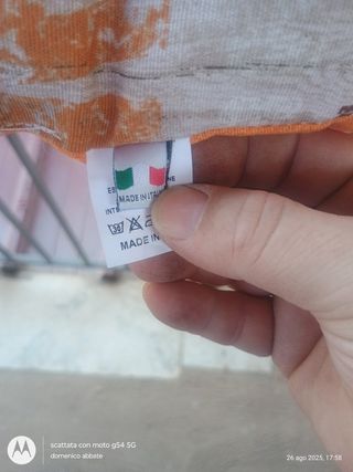 Cuscino letto cane beige-arancio