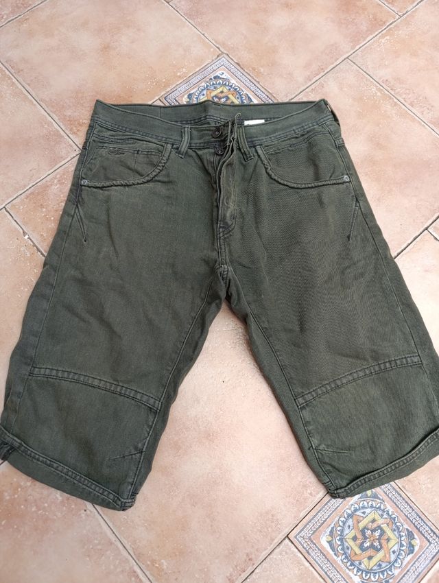 Shorts hombre - Verde oliva