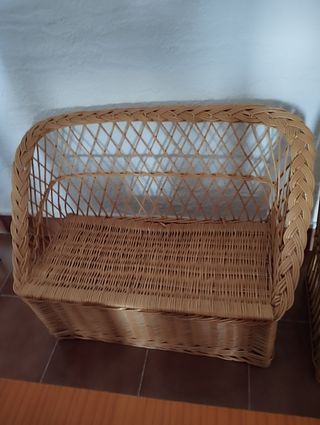 Sillón mimbre infantil