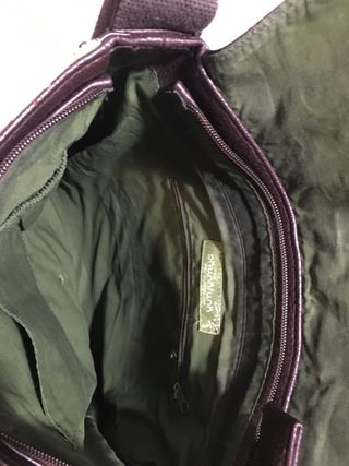 Bolso bandolera marrón-verde