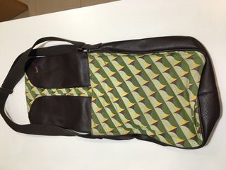Bolso bandolera marrón-verde