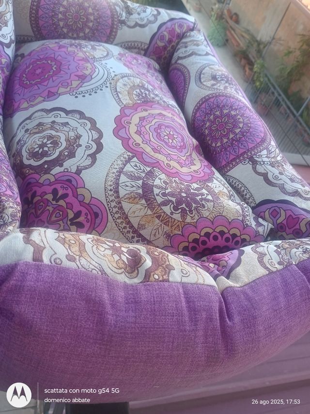 Cuccia per animali - viola e rosa