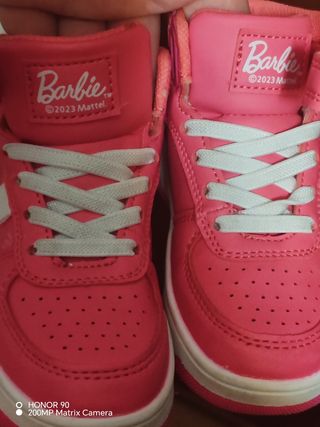 Zapatillas Barbie niña rosa