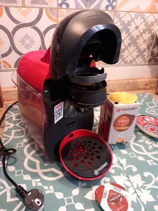 Cafetera Tassimo Bosch roja