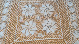 Centrotavola uncinetto vintage 90x90
