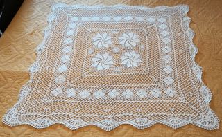 Centrotavola uncinetto vintage 90x90