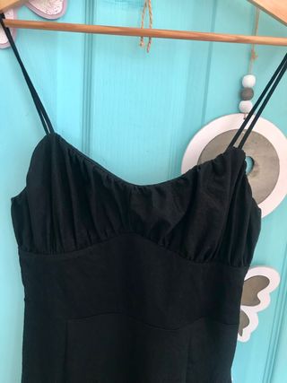 Vestido Mango negro, talla M