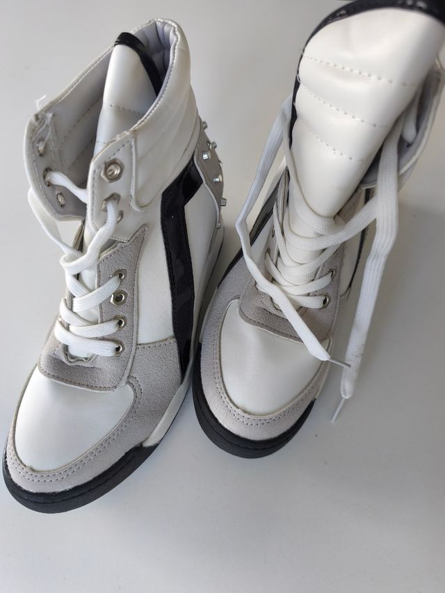 Scarponcini bianchi - sneakers alte