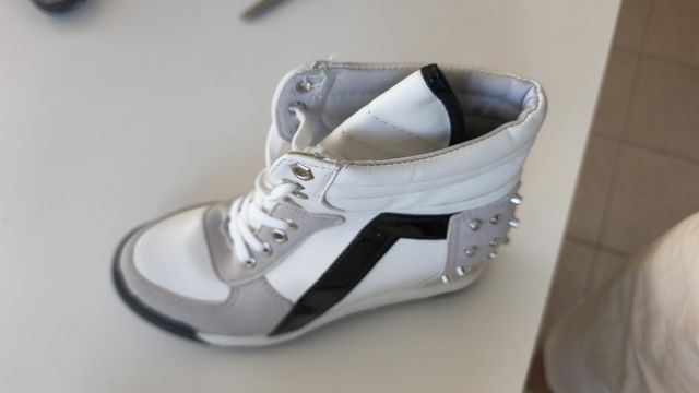 Scarponcini bianchi - sneakers alte