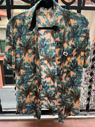 Camisa larga hawaiana talla S/M
