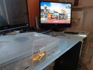 Xbox Classic Crystal Trasparente - 2 Controller