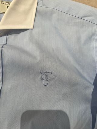 Camisa La Garrocha azul, talla S