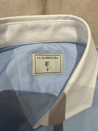 Camisa La Garrocha azul, talla S