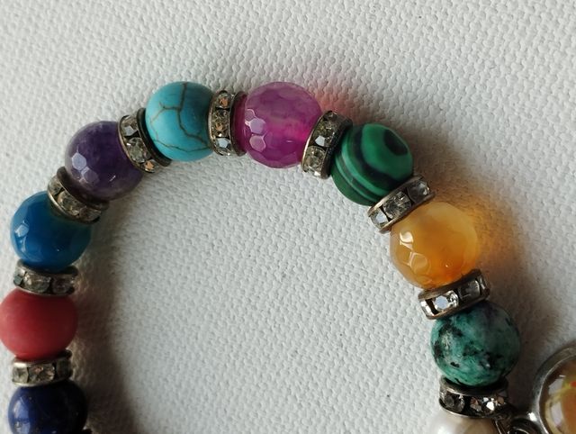 Pulsera multicolor Piedras Papa Francisco