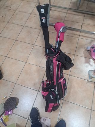 Juego palos golf niña junior