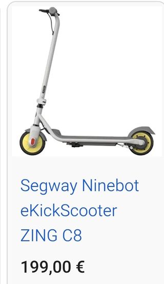 Segway Ninebot ZING : Patinete eléctrico infantil 
