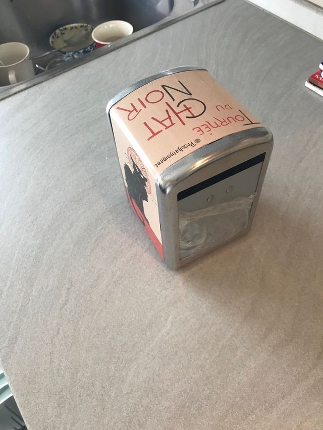 Portatovaglioli vintage gatto