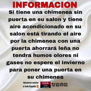 Puertas Chimeneas - Envío España