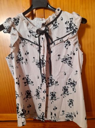 Blusa beige verano - Talla M
