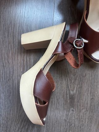Sandalias y bolso Cuple - Marrón Beige