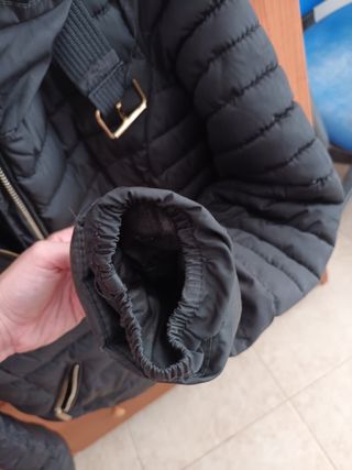 Chaquetón negro mujer 