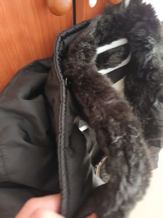 Chaquetón negro mujer 