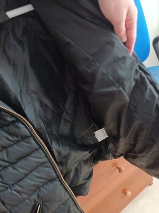 Chaquetón negro mujer 
