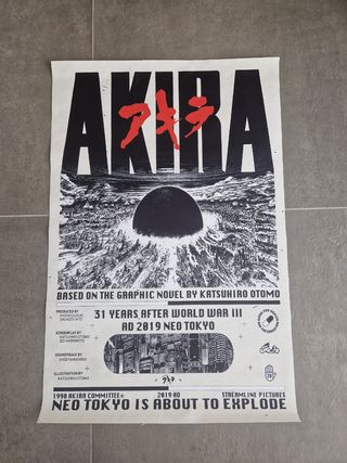 Poster Akira - Stampa Tela