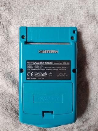 Game Boy Color Azul + juegos y accesorios.