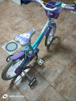 Bicicleta Frozen 16" niña