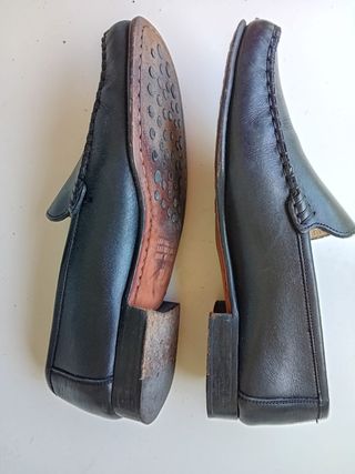 3 zapatos piel negros