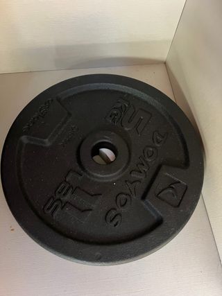 Set discos y barras gimnasio - Decathlon