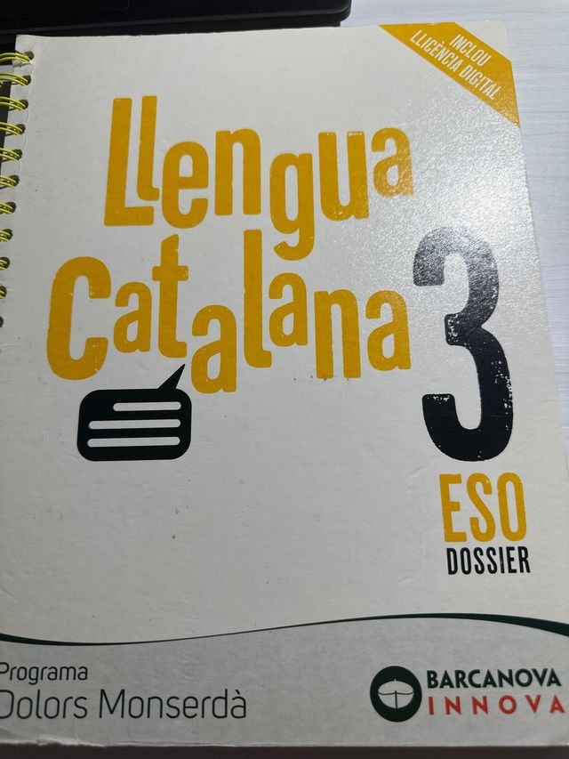 Dolors Monserdà 3 ESO. Llengua catalana