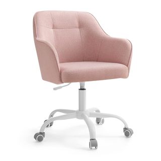 Silla estudio SONGMICS rosa clara OBG019P01