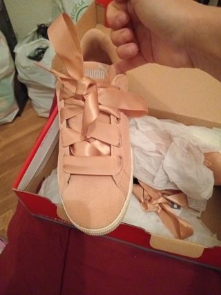 Puma Vikky Plataforma Rosa 36