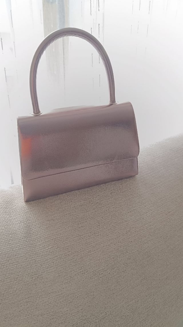 Bolso fiesta plata vieja