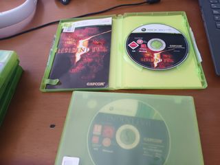Resident Evil 5 y 6 disc 2 Xbox 360