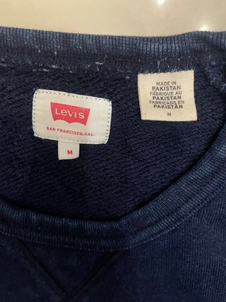 Felpa Levis blu uomo