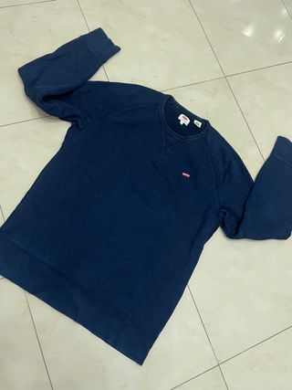 Felpa Levis blu uomo