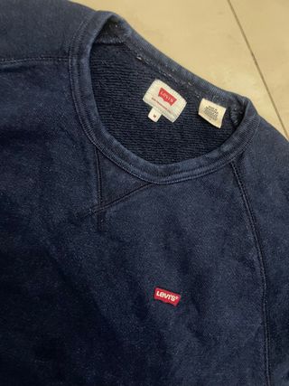 Felpa Levis blu uomo