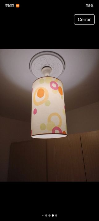 Lámpara infantil multicolor