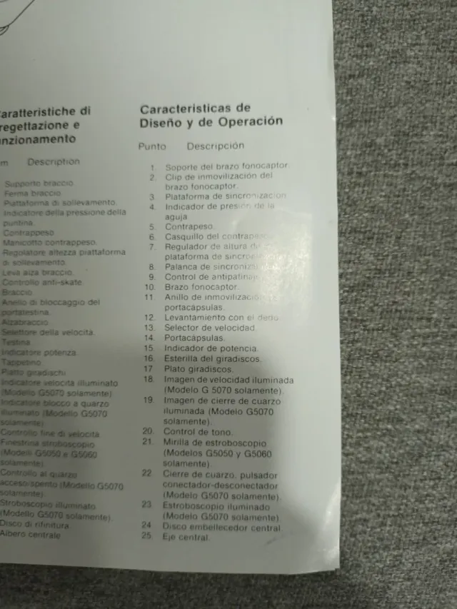 Giradischi VIETA vintage trazione diretta meccanica al quarzo