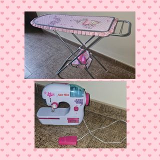 Tabla planchar + Máquina coser Juguetes