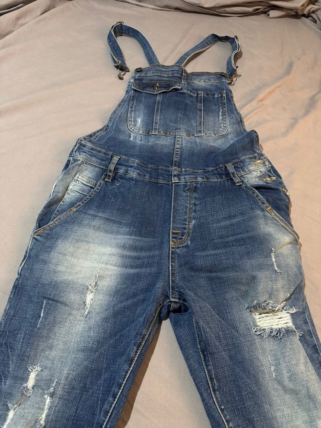 Mono vaquero vintage azul